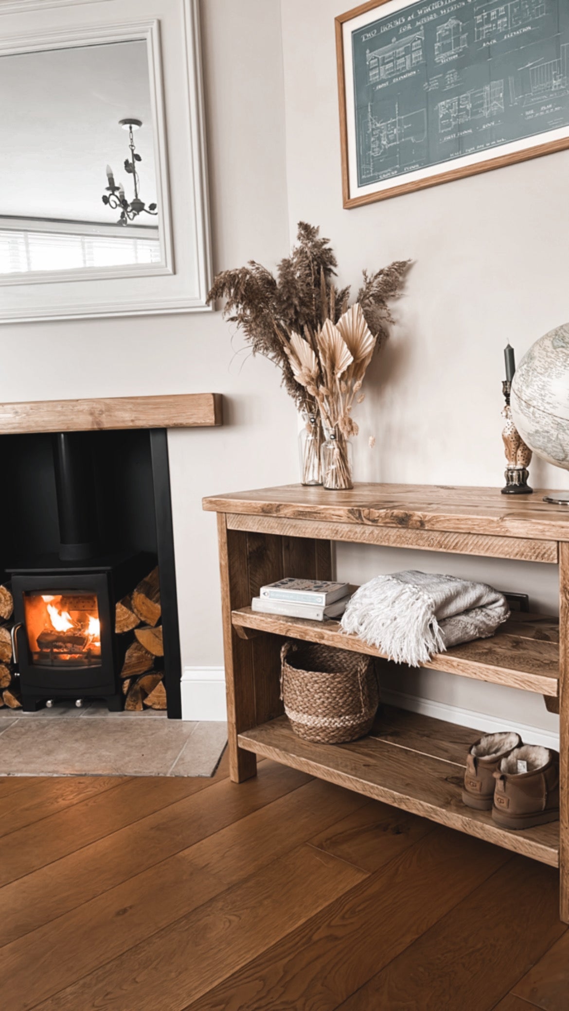 Reclaimed Style Sideboard / Hall Table / TV Stand / TV Unit