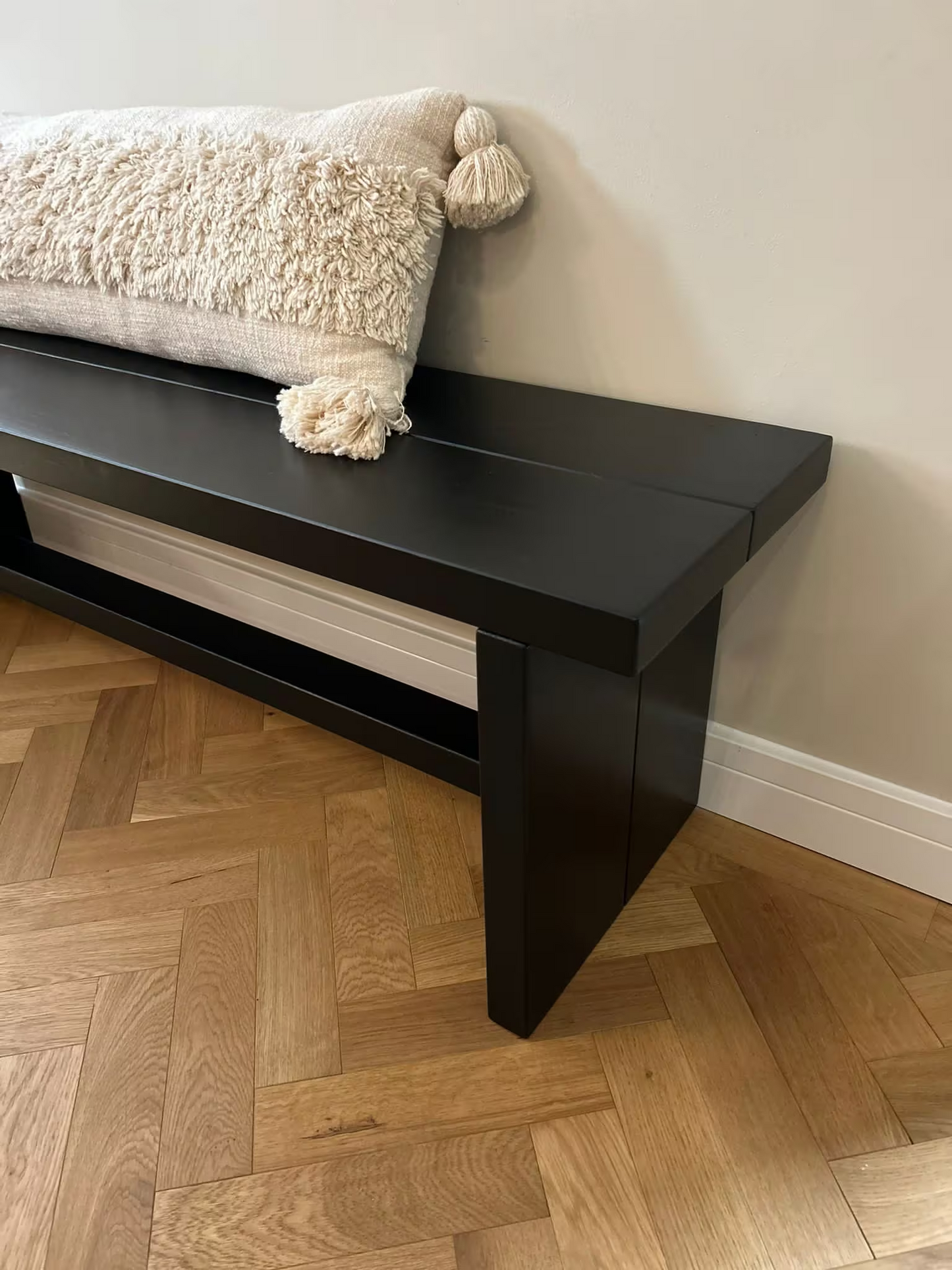 Black Bench / Dining Table Bench - Deep Option