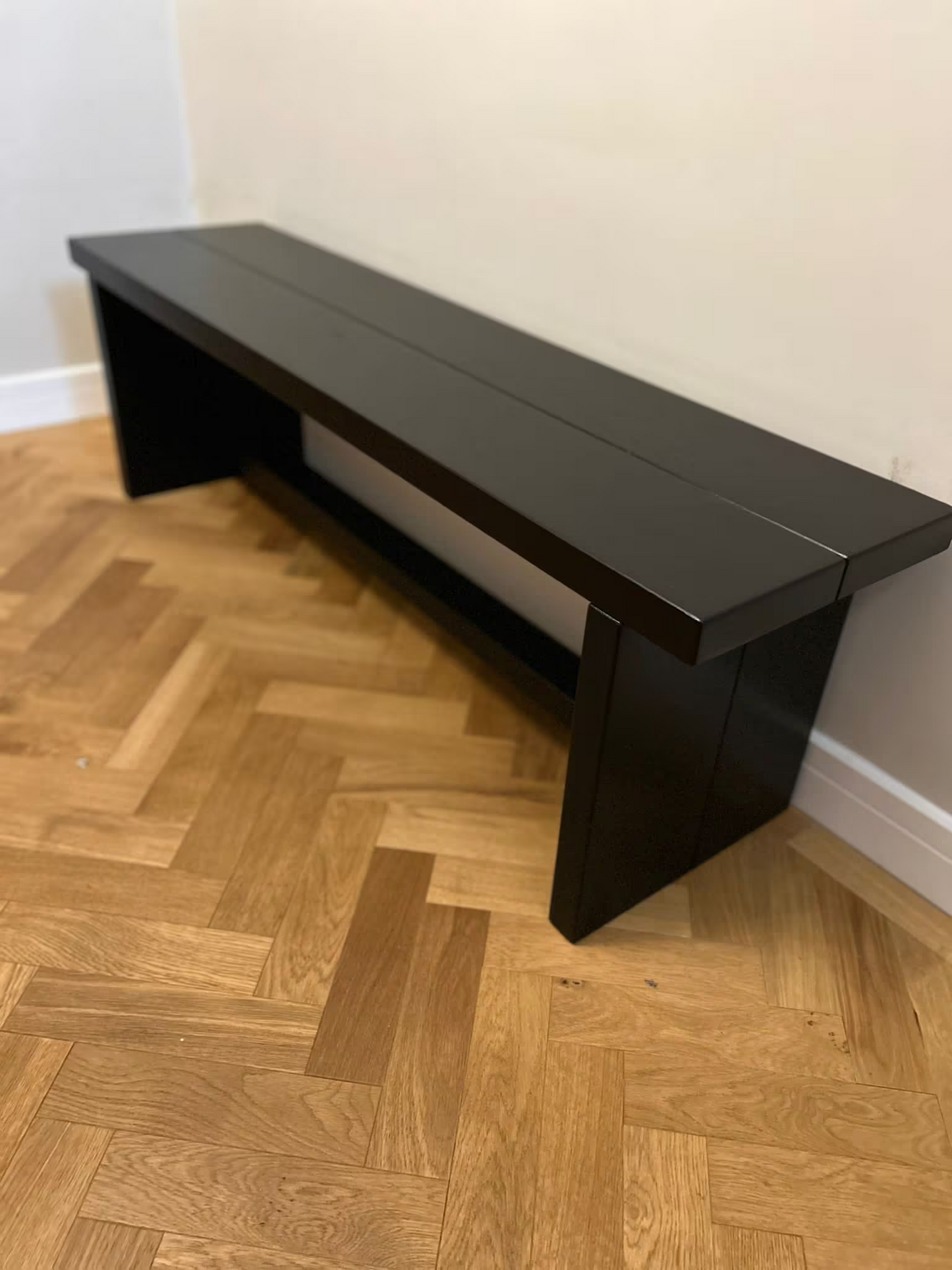 Black Bench / Dining Table Bench - Deep Option