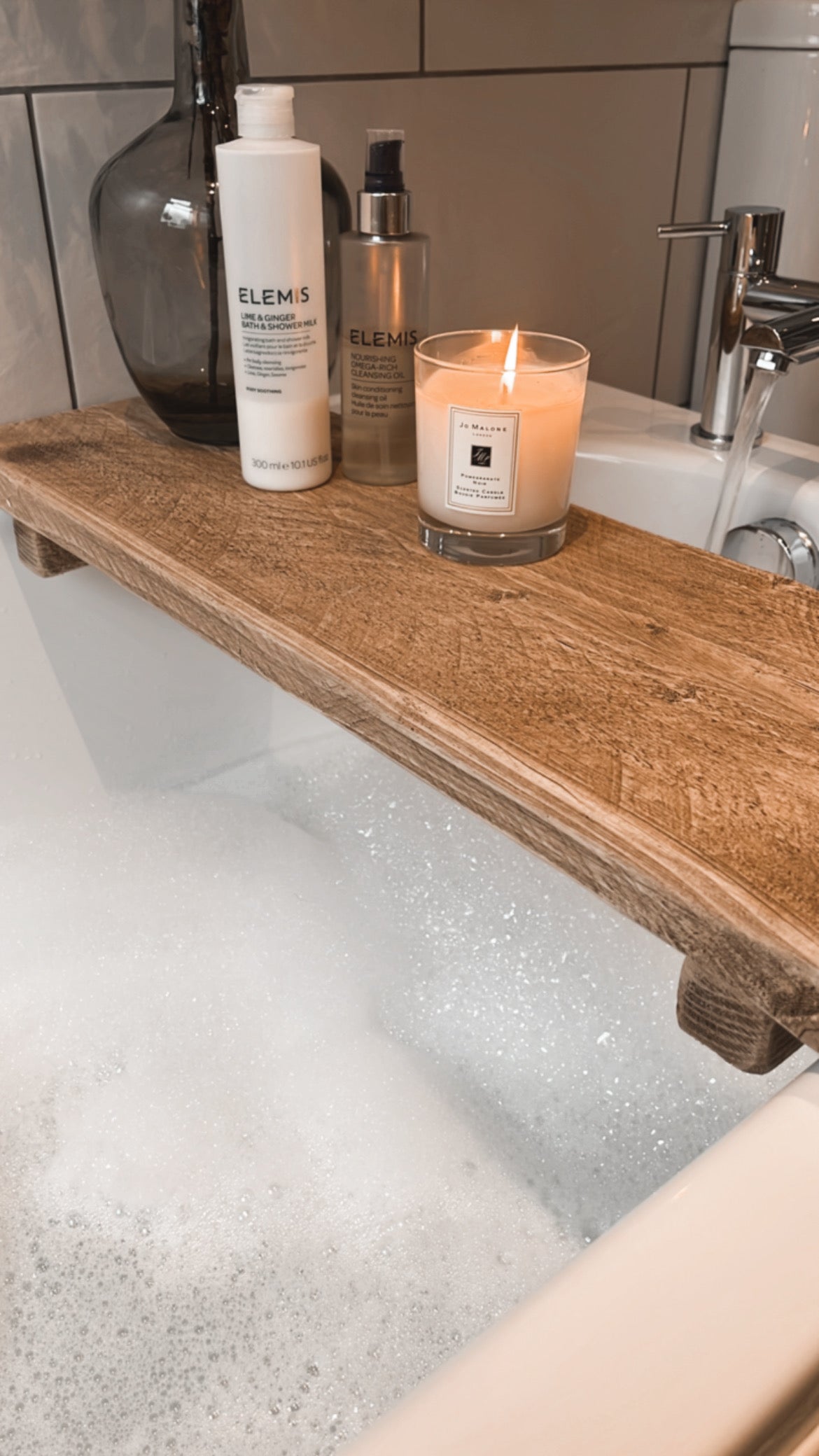 Rustic Reclaimed Style Bath Board