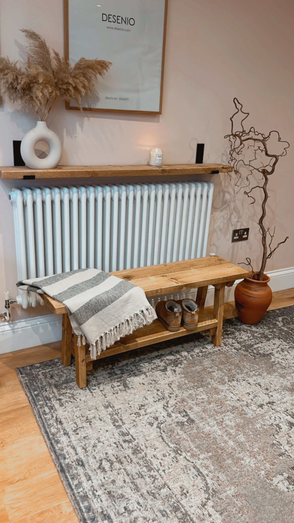 Reclaimed Style Scaffold Bench