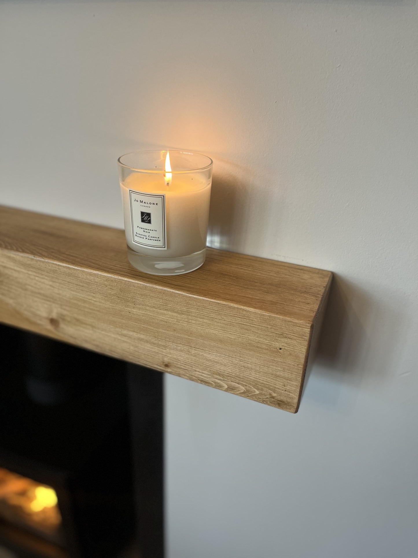 Floating Fireplace Mantle Beam