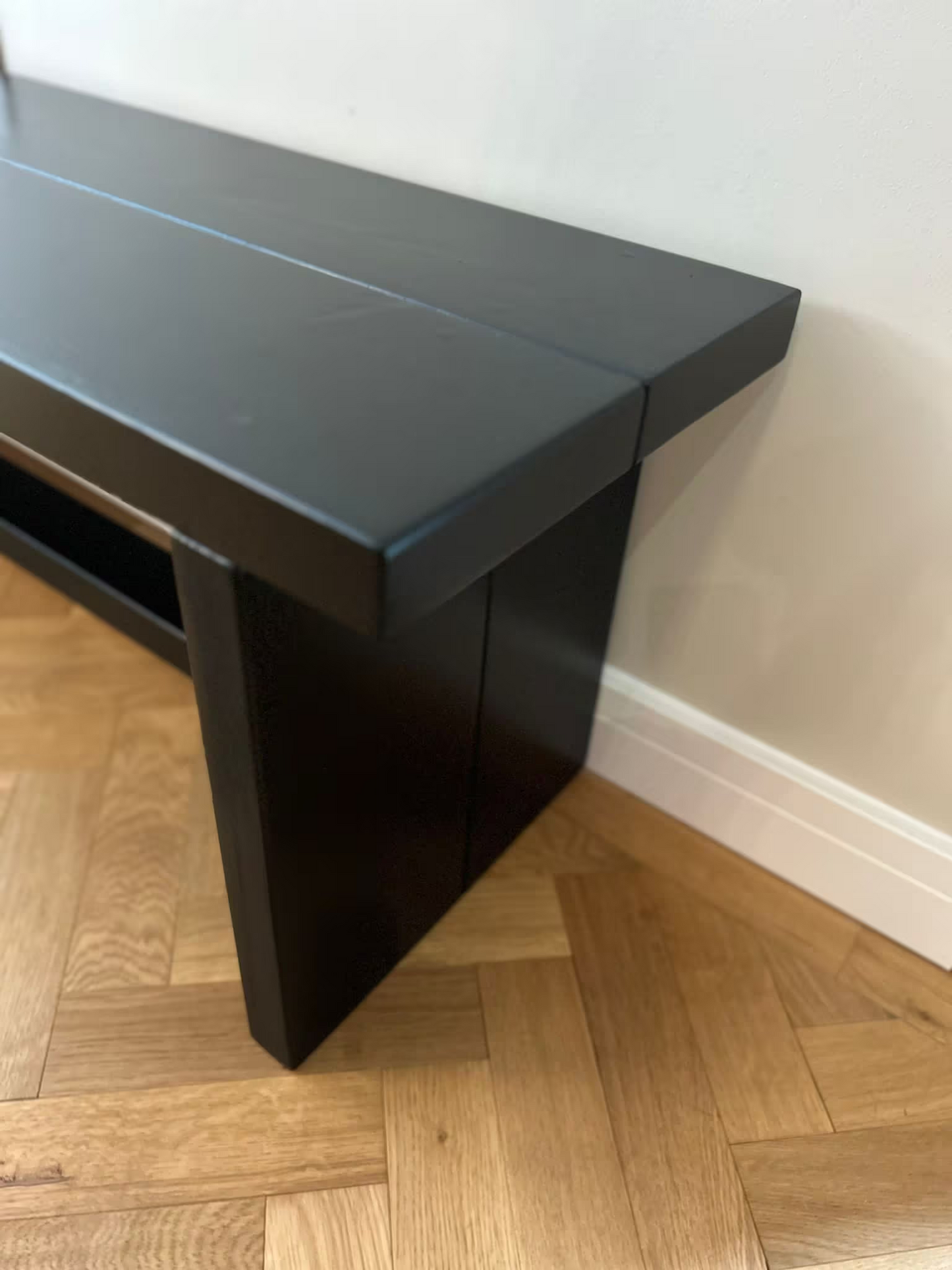 Black Bench / Dining Table Bench - Deep Option